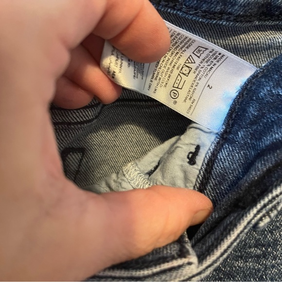 Ladies Old Navy Acid Washed Rockstar Super Skinny High Rise Jeans size 2 - Picture 3 of 7